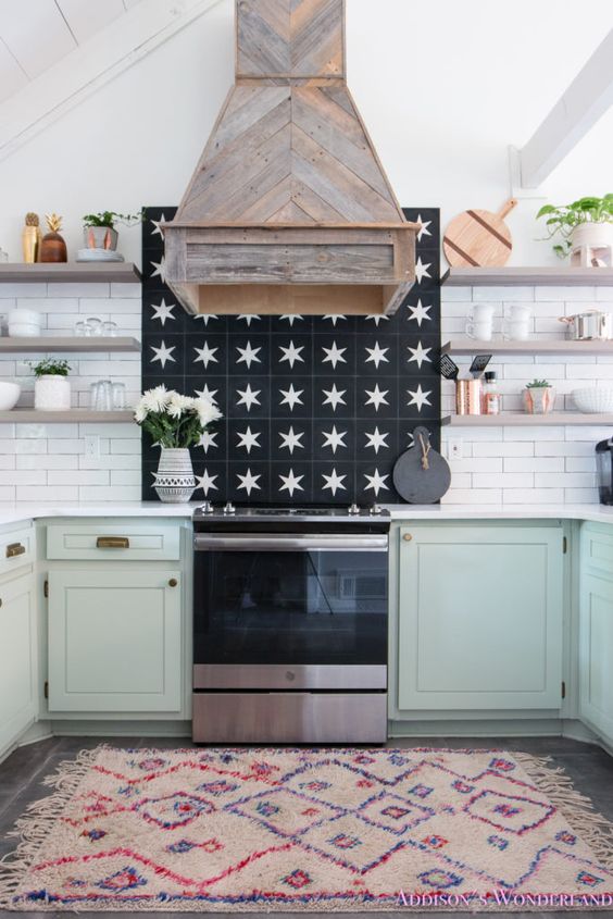 47 Pretty And Cool Mint Kitchen Decor Ideas - DigsDigs