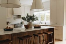 a cozy earthy kitchen design