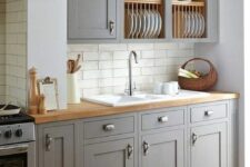 a timeless grey kitchen design