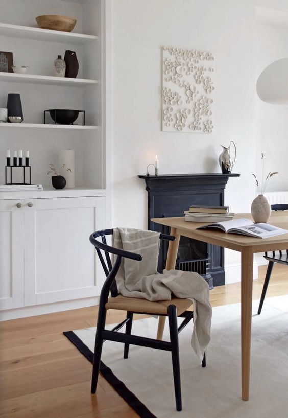 Vintage wishbone chair deals
