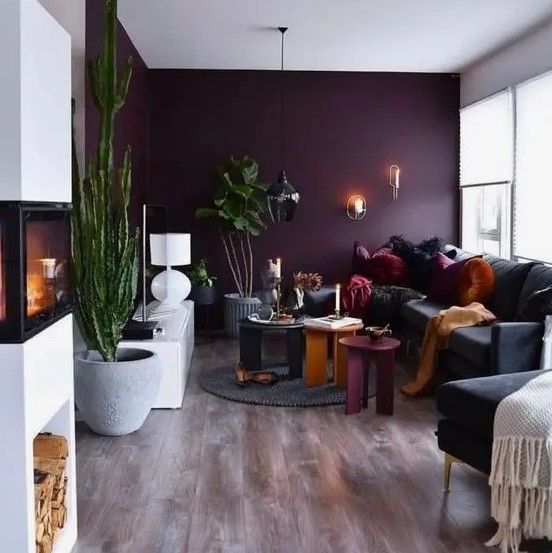 Purple Living Room Decor Ideas