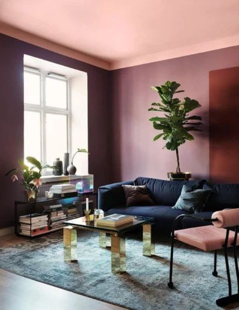 36 Stylish Purple Living Room Decor Ideas - DigsDigs