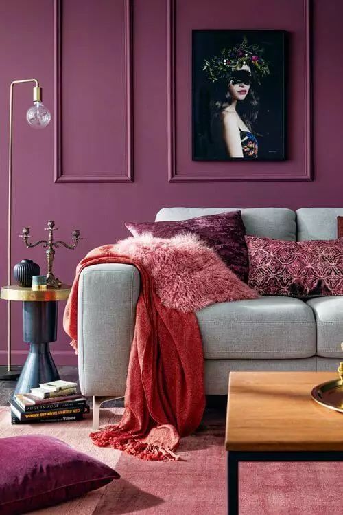 Purple Living Room Decor Ideas