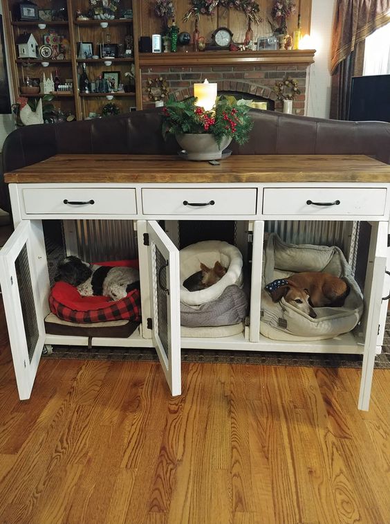 36 BuiltIn Dog Crates That Won't Spoil Your Interior DigsDigs