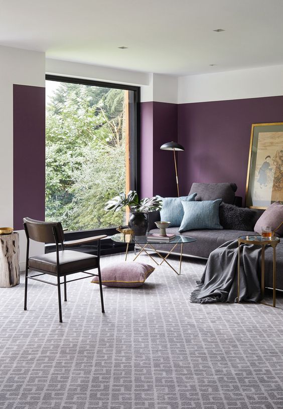 36 Stylish Purple Living Room Decor Ideas DigsDigs