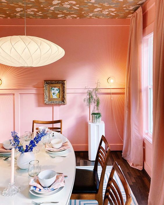 34 Sweet And Lovely Pastel Dining Rooms DigsDigs