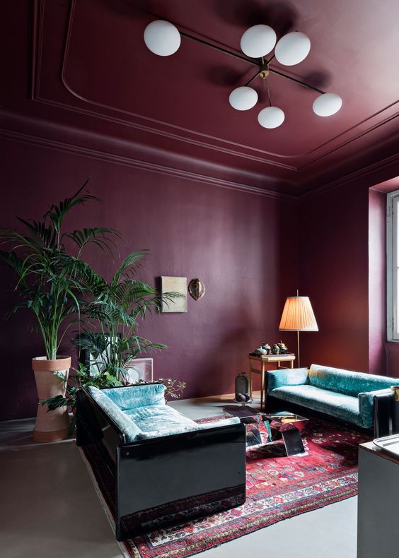 36 Stylish Purple Living Room Decor Ideas - DigsDigs