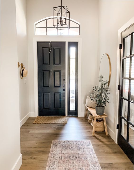 39 Timelessly Elegant Black And White Entryways DigsDigs