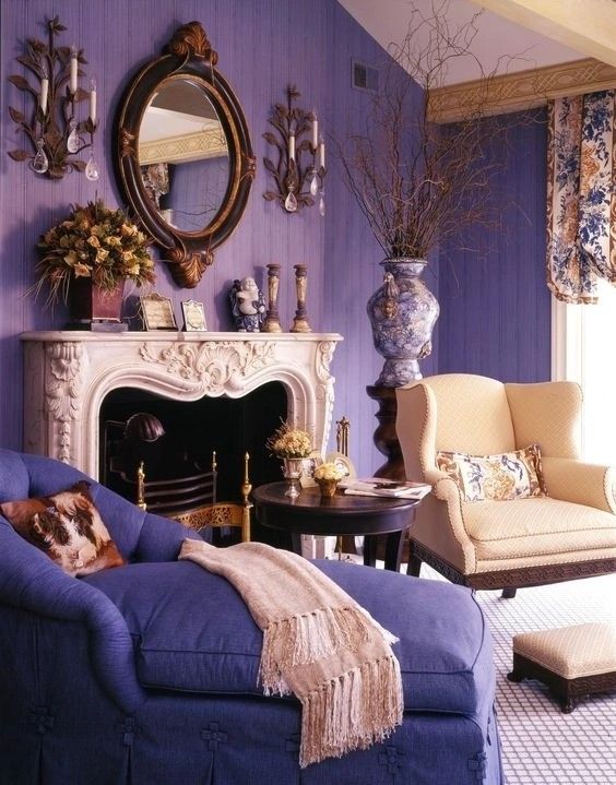 36 Stylish Purple Living Room Decor Ideas - DigsDigs