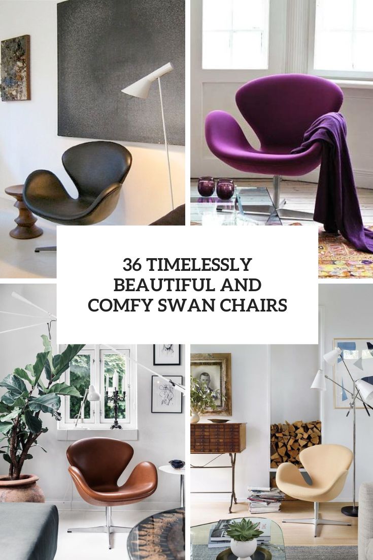 36 Timelessly Beautiful And Comfy Swan Chairs