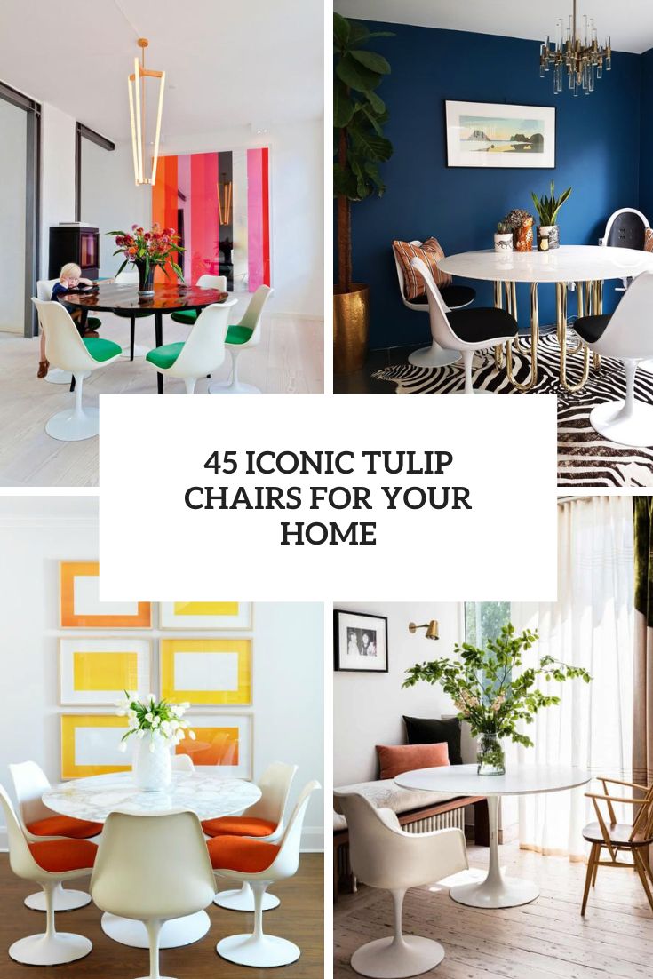 iconic tulip chairs for your home cover