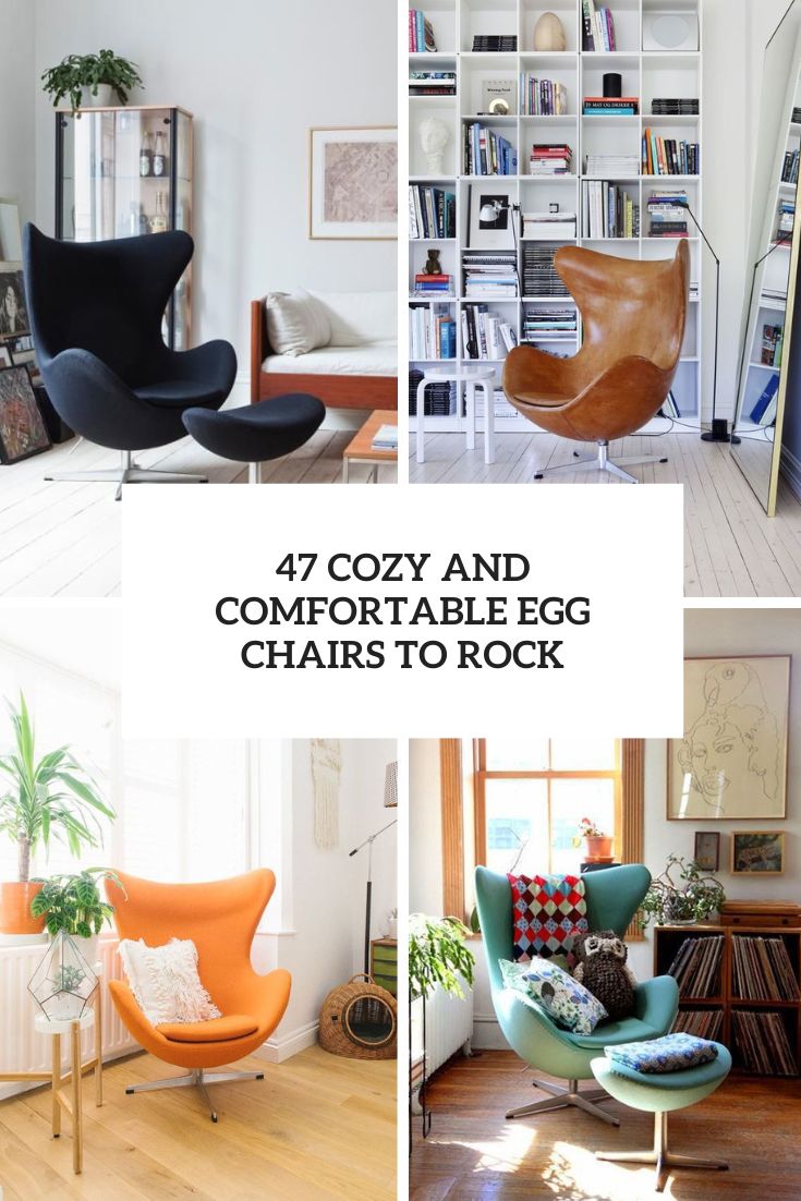 cozy and comfortable egg chairs to rock cover