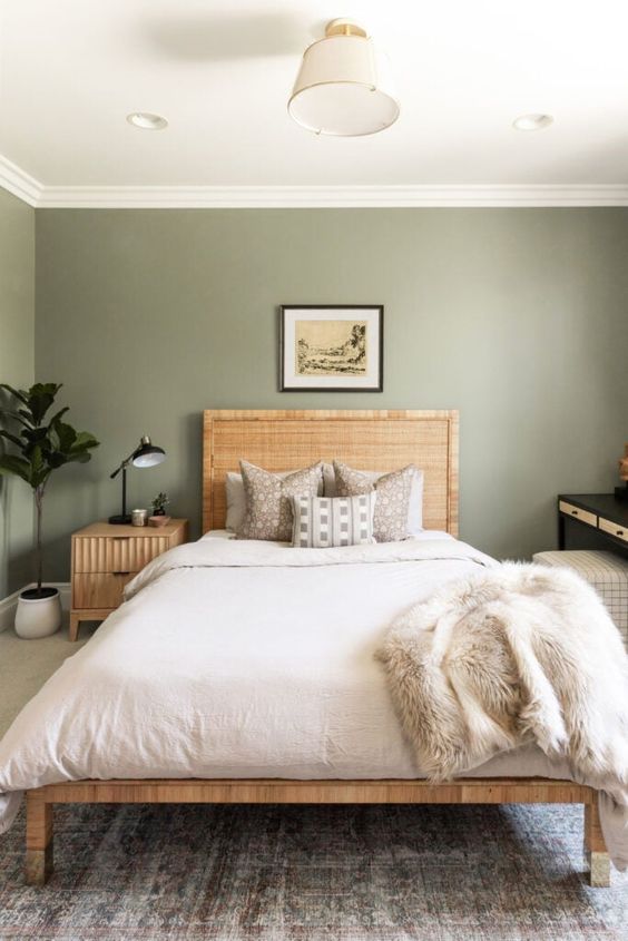 50 Green And White Bedroom Decor Ideas - DigsDigs