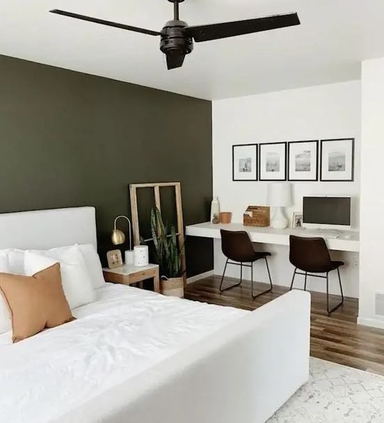 50 Green And White Bedroom Decor Ideas DigsDigs