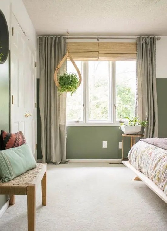 50 Green And White Bedroom Decor Ideas - DigsDigs