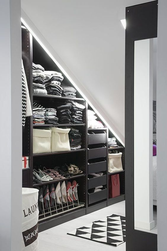 46 Attic Closets And Tips To Organize Them - DigsDigs
