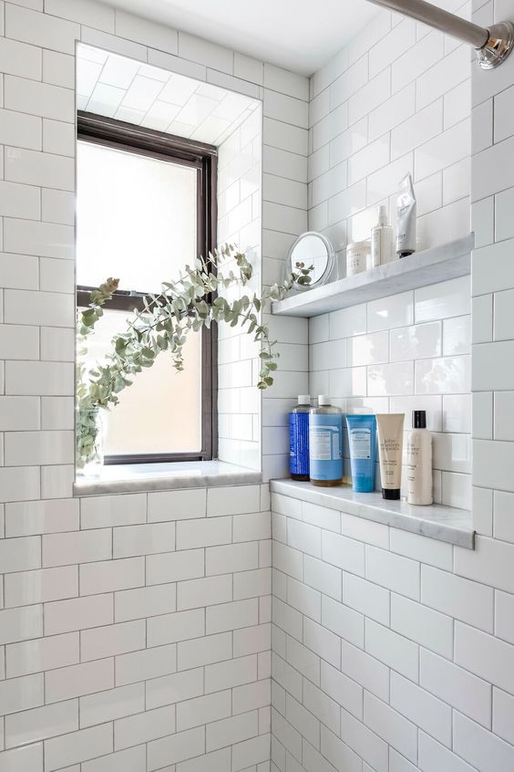 81 Practical Bathroom Niche Shelves Ideas - DigsDigs