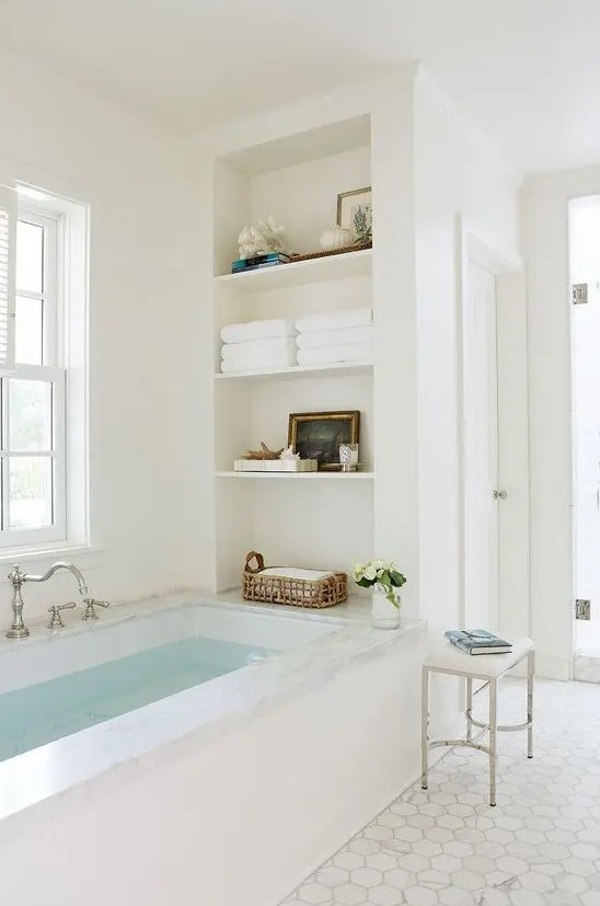 81 Practical Bathroom Niche Shelves Ideas - DigsDigs