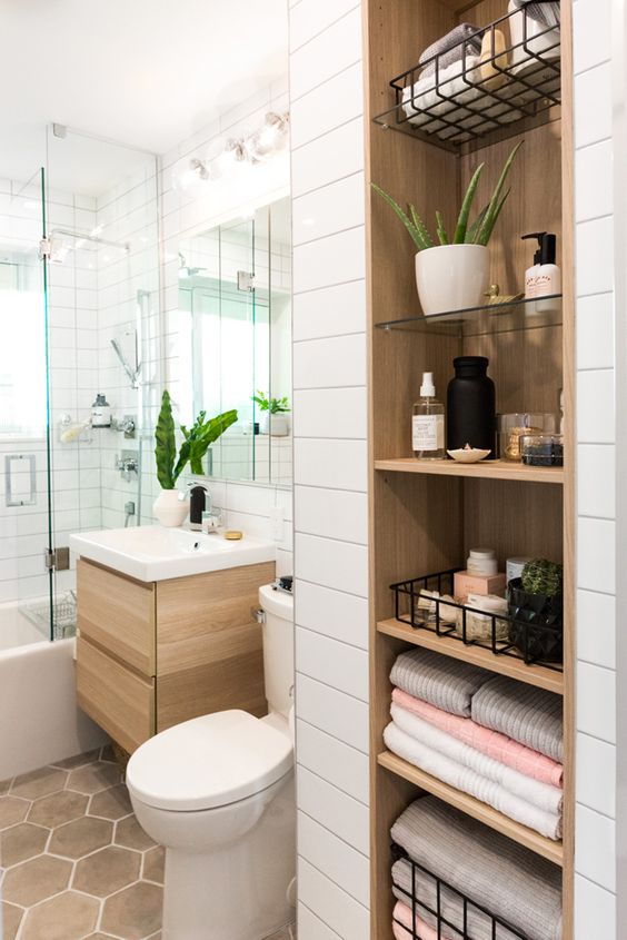 81 Practical Bathroom Niche Shelves Ideas - DigsDigs
