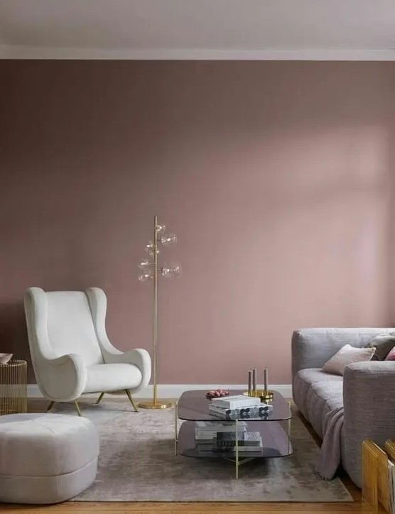 47 Lovely And Inspiring Pink Living Rooms - DigsDigs