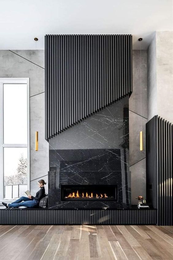 49 Trendy And Chic Fluted Fireplace Ideas DigsDigs