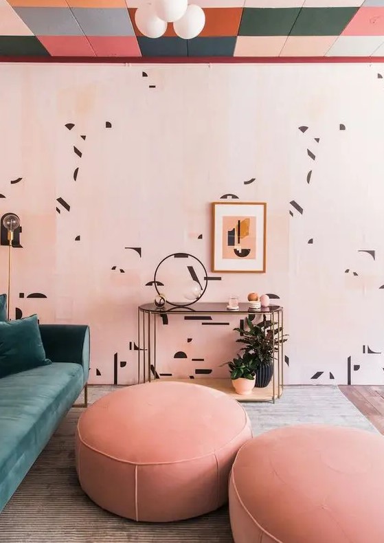 47 Lovely And Inspiring Pink Living Rooms DigsDigs
