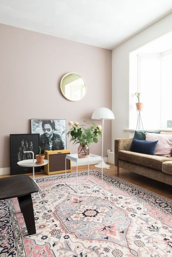 47 Lovely And Inspiring Pink Living Rooms DigsDigs