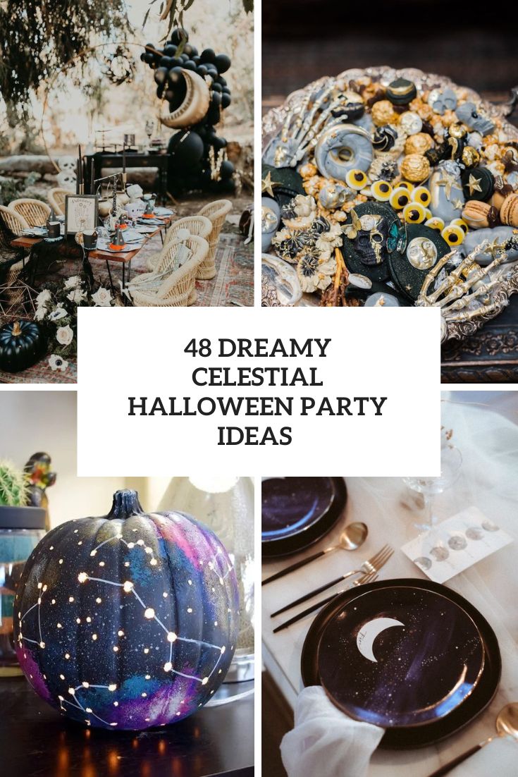 48 Dreamy Celestial Halloween Party Ideas