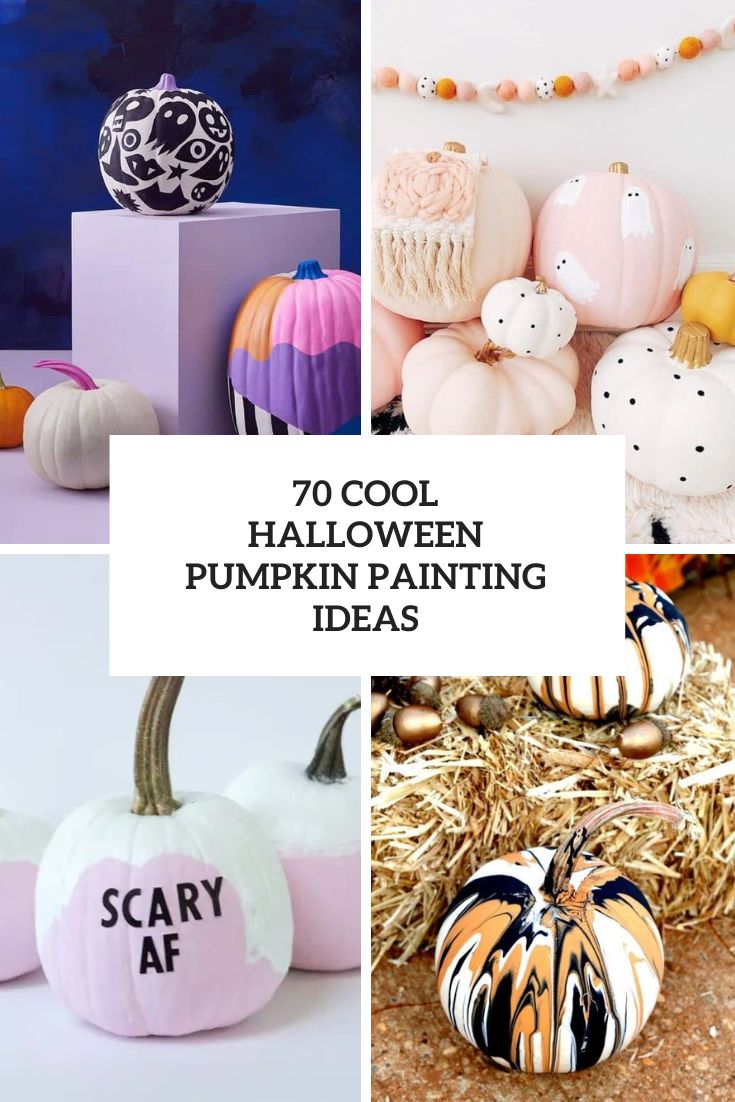70 Cool Halloween Pumpkin Painting Ideas