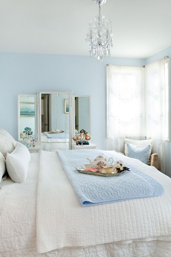 67 Timeless Blue And White Bedrooms - DigsDigs