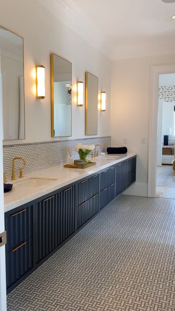 62 Trendy And Sophisticated Fluted Vanities DigsDigs