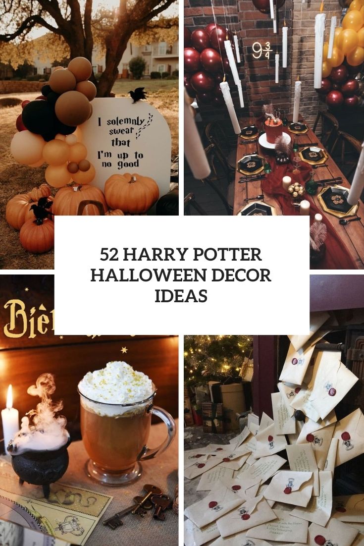 Harry Potter Table Decor Ideas Harry potter table, Harry potter ...