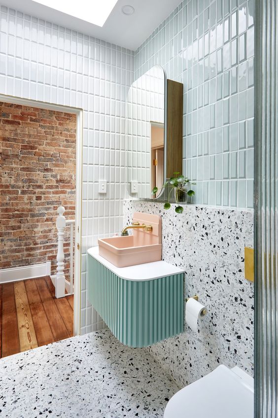 63 EyeCatching Terrazzo Bathroom Decor Ideas DigsDigs