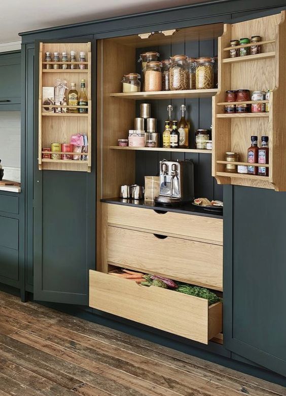 50 Smart And Cool BuiltIn Pantry Ideas DigsDigs