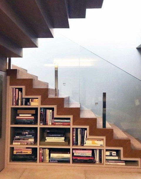 66 Smart Built-In Staircase Storage Ideas - DigsDigs