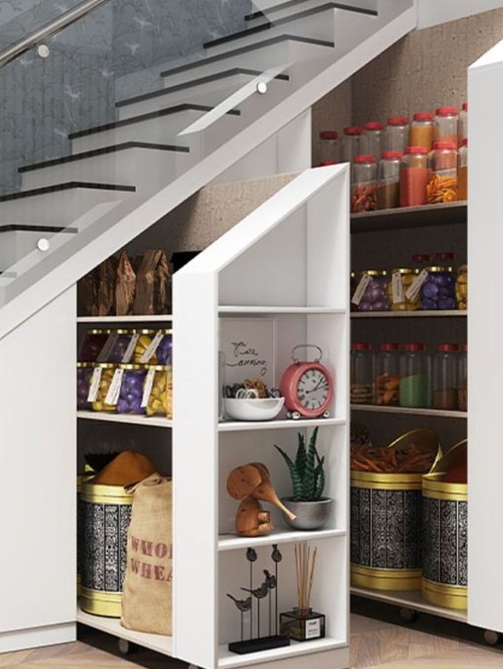 66 Smart Built-In Staircase Storage Ideas - DigsDigs