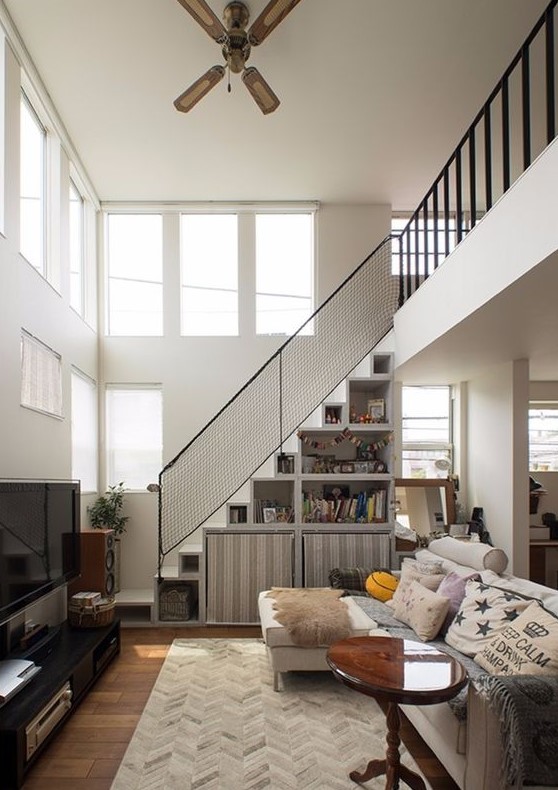 66 Smart Built-In Staircase Storage Ideas - DigsDigs