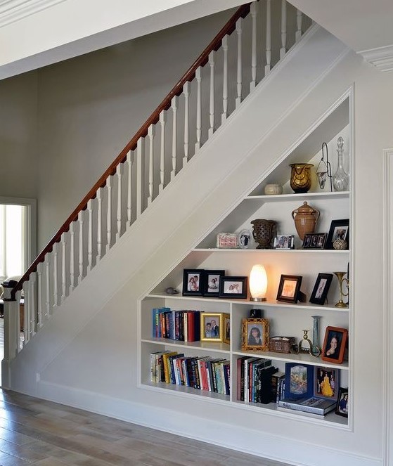 66 Smart BuiltIn Staircase Storage Ideas DigsDigs