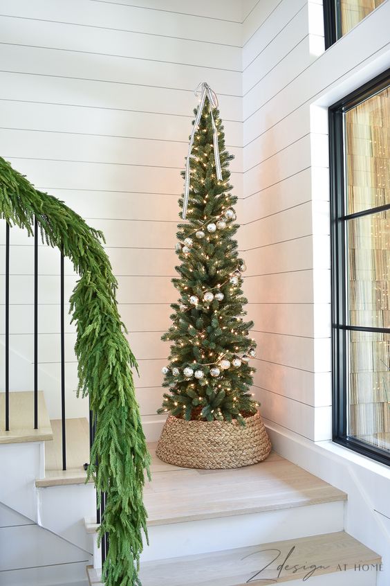 57 Slim Christmas Trees For Tight Spaces DigsDigs