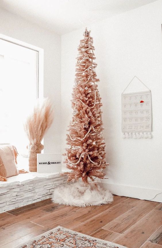 57 Slim Christmas Trees For Tight Spaces DigsDigs