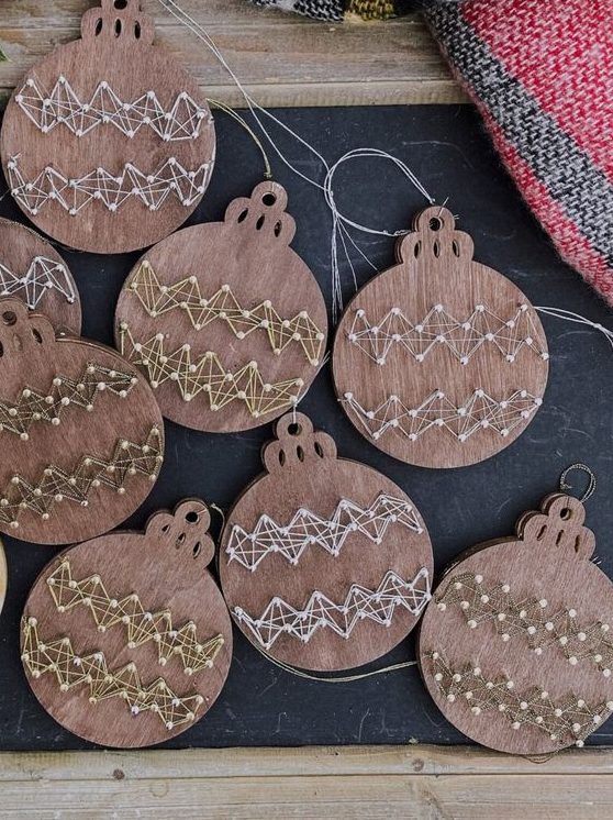 59 Inspiring Christmas String Art Decor Ideas DigsDigs
