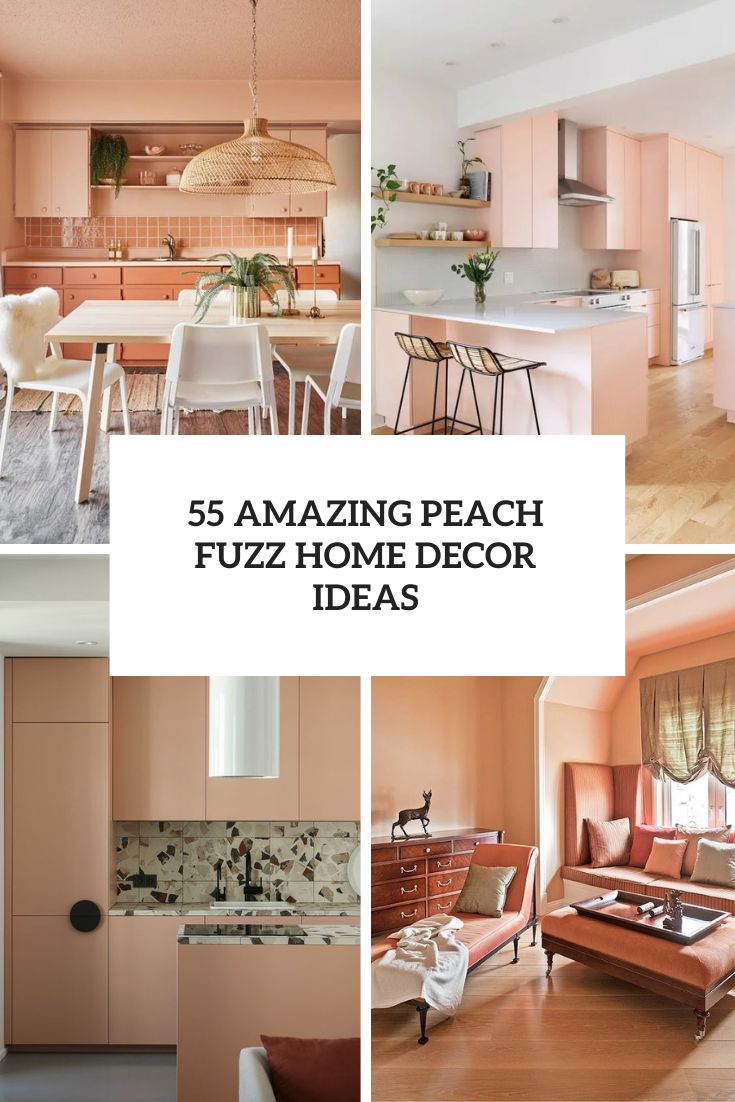 55 Amazing Peach Fuzz Home Decor Ideas - DigsDigs