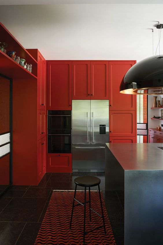 57 Bold Red Kitchen Decor Ideas That Wow DigsDigs