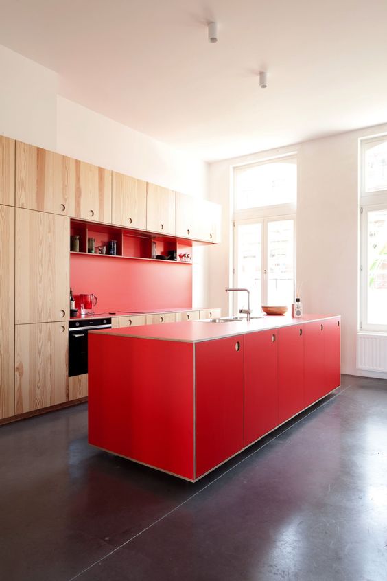 57 Bold Red Kitchen Decor Ideas That Wow - DigsDigs