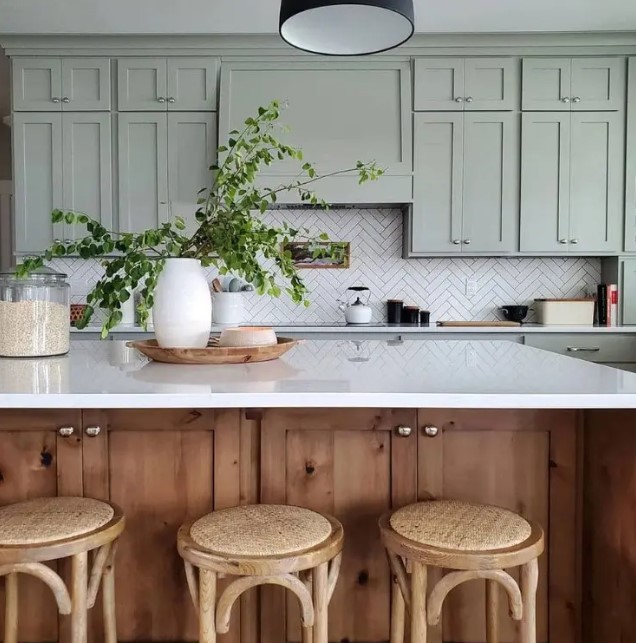 70 Eye-Catchy Herringbone Tile Backsplashes - DigsDigs