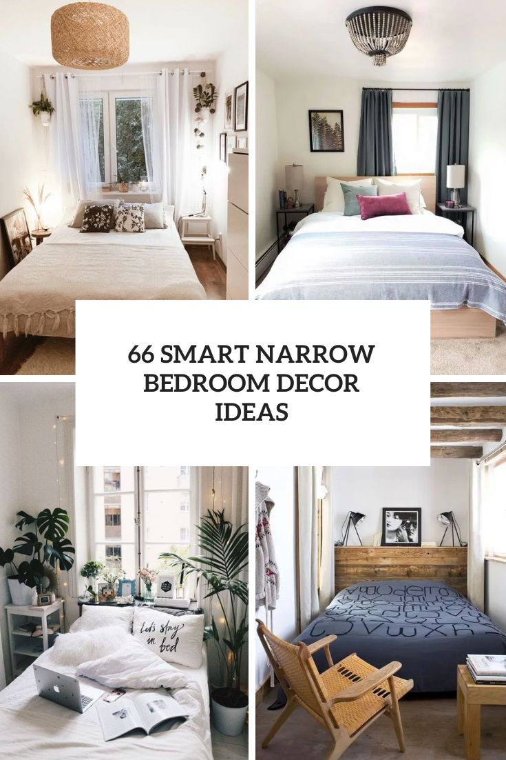 Smart Narrow Bedroom Decor Ideas cover