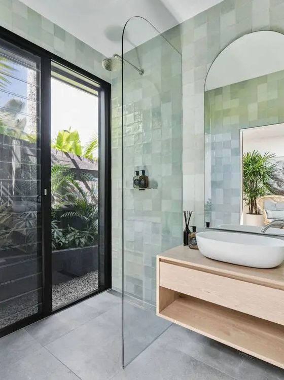 59 Trendy Bathroom Zellige Tile Ideas - DigsDigs