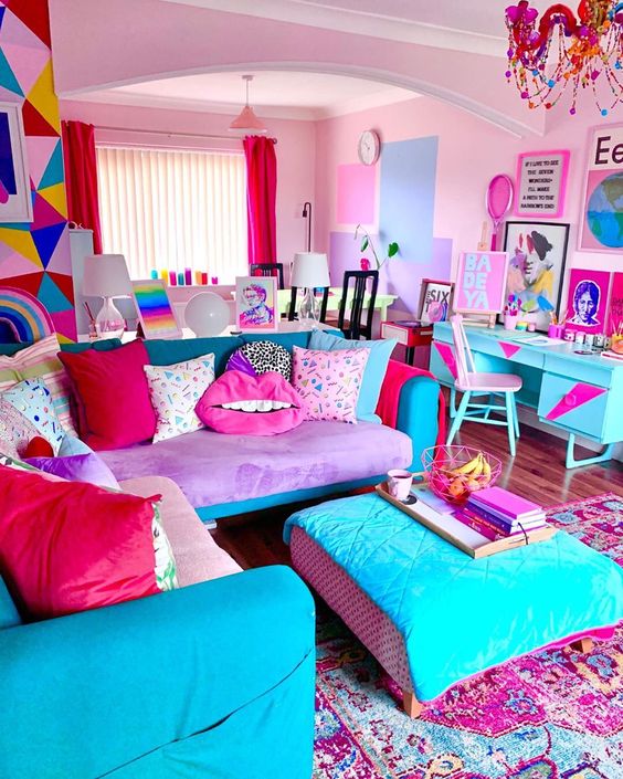 61 Adorable Dopamine Decor Ideas - DigsDigs