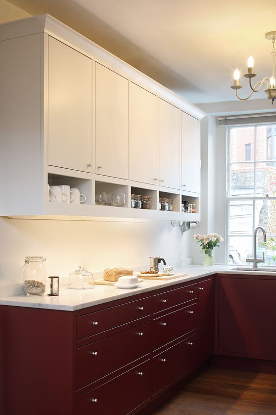 49 Sophisticated Burgundy Kitchen Decor Ideas DigsDigs