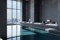 21 minimalist pool pavillion with stunning big city views